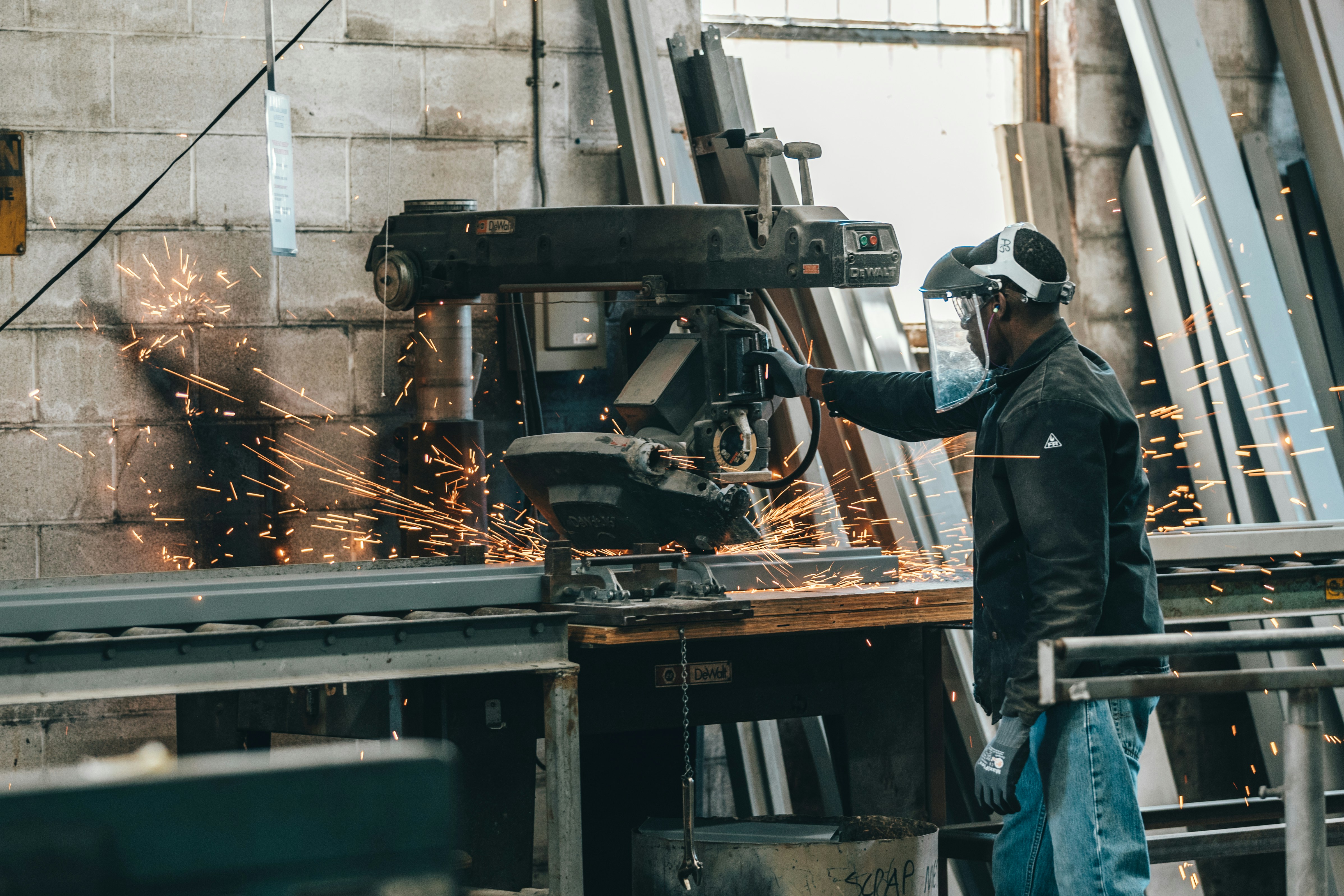 Industrial fabrication and construction work