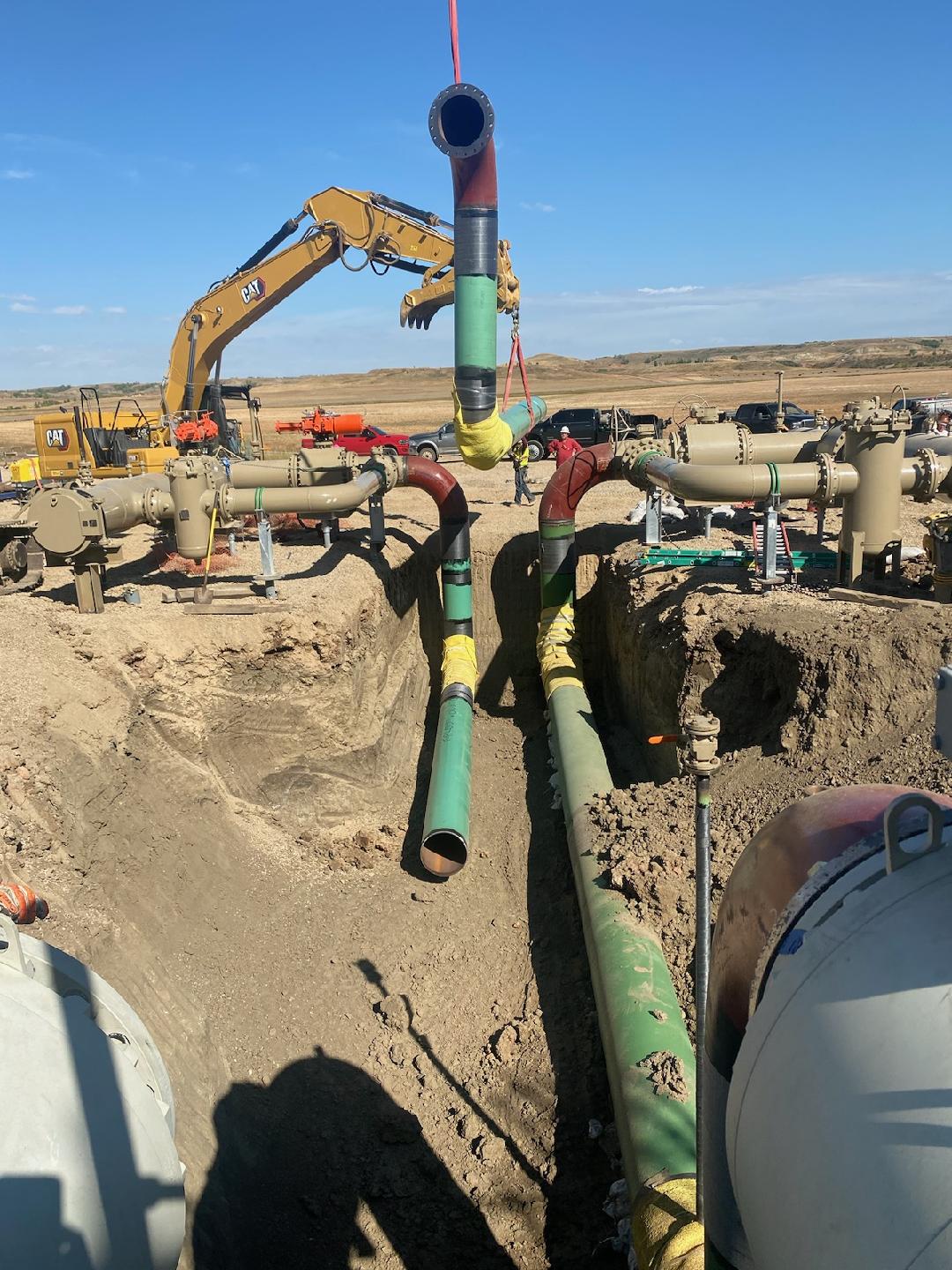 Pipe fabrication work